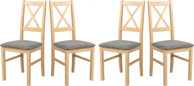 Produktbild von Esszimmerstuhl Set 4x "Nilo 10", grandson, aston 6