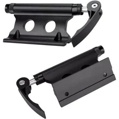 Produktbild von Fahrrad Gabelhalterung 2 Stück Aluminiumlegierung mit Schnellverschluss Schwarz