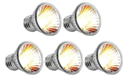Obrázok produktu pre Osvitová lampa pre plazy, UVB svetlo, energeticky úsporná, 50W (5 kusov)