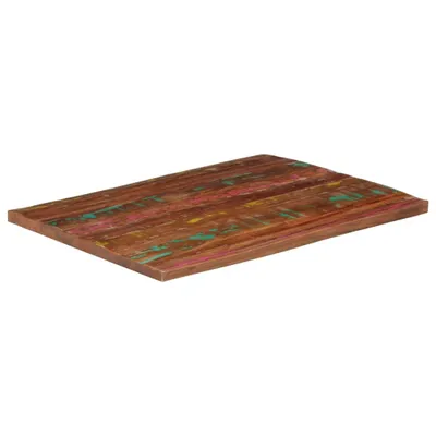 Immagine prodotto di Piano Tavolo 90x80x2,5 cm Rettangolare in Massello di Recupero