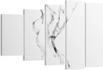 Produktbild von Bild auf Leinwand - Leinwandbild - 5 Teile - Frau Körper Nacktheit - 150x100cm - Wand Bild - Wanddeko - Wandbilder - Leinwanddruck - Bilder - Wanddekoration - Leinwand bilder - EG150x100-4938