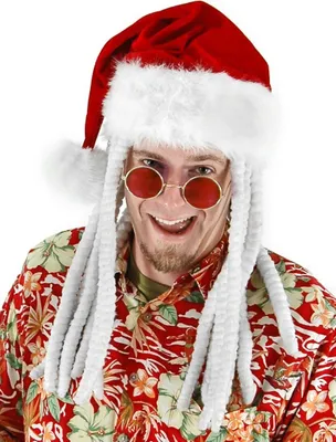 Produktbild von Weihnachtsmütze mit Dreadlocks