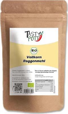 Produktbild von Tasty Pott Roggenmehl Typ Vollkorn - ab 1000g - 1000g