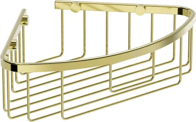 Zdjęcie produktu dla Mexen Uni-C koszyk łazienkowy narożny, złoty - 70A8517-50