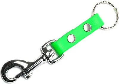 Produktbild von Mystique® Biothane Schlüsselanhänger 13mm neon grün