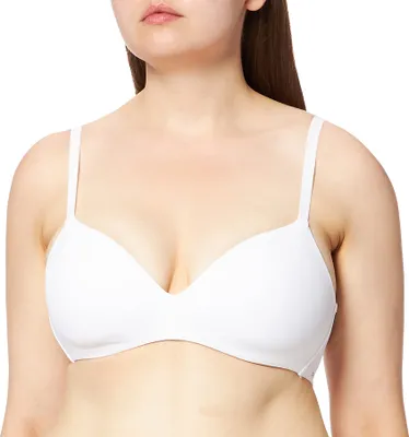 Produktbild von SKINY L. multifunct. wireless pad. bra, Vollständige Abdeckung, Weiß, Wirefree, Einfarbig, Weiblich, Hakenverschluss