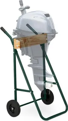 Immagine prodotto di Cavalletto per motori fuoribordo in acciaio e legno