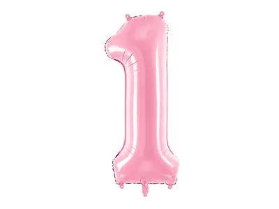 Zdjęcie produktu dla Balon Foliowy "1" w Różowym – Imprezowy Akcent o Wysokości 86 cm! Idealny do Urodzin i Celebracji! Spraw, aby Twoje wydarzenie było wyjątkowe!