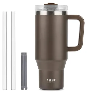 Image de Thermos isotherme avec poignée et couvercle verrouillable, idéal pour les boissons chaudes et froides