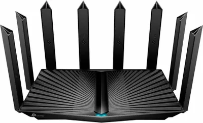 Produktbild von TP-Link ARCHER GX90, Wi-Fi 6 (802.11ax), Tri-Band (2,4 GHz / 5 GHz / 5 GHz), Ethernet/LAN, Schwarz, Tabletop-Router