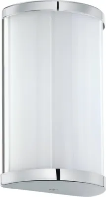 Produktbild von EGLO LED Wandlampe Cupella, Wandleuchte innen, Stahl in chrom, Kunststoff in weiss warmweiß