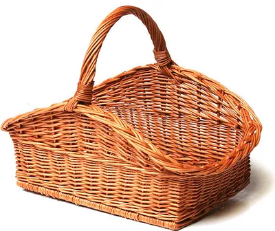 Produktbild von JIPRO® Kaminholzkorb aus Weide Grana IV. - Weidenkorb - B 68 x T 42 x H 30/43(cm)