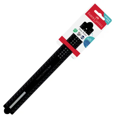 Imagen del producto de FABER-CASTELL 172131 FABER-CASTELL Lineal Dots 30,0 cm, schwarz