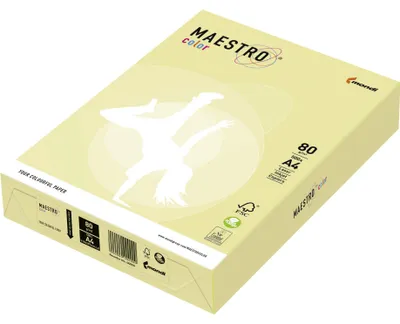 Zdjęcie produktu dla MAESTRO Kopierpapier color A4 9417-YE23A80S gelb 500Bl.