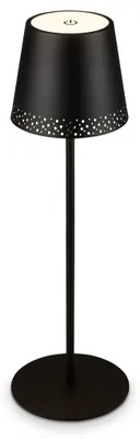 Immagine prodotto di Lampada da tavolo a LED a batteria Lampada da tavolo regolabile in altezza IP44 nero RGB interno esterno