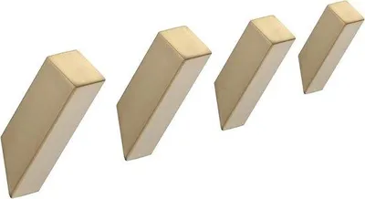 Produktbild von Famanu Handtuchhaken 4-Pack - Wandmontage - Moderne Haken für Kleidung und Hüte