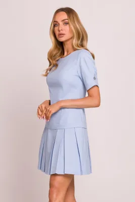 Produktbild von Made of Emotion Minikleid für Frauen Halii M842 azurblau XL