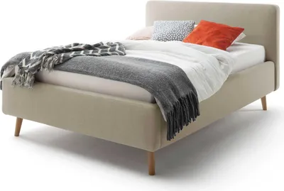 Produktbild von Bett Tony140x200cm mit Stauraum - taupe