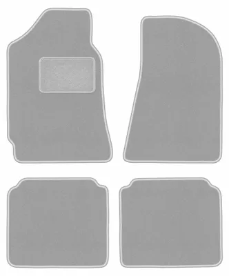 Immagine prodotto di Tappetini in moquette per FSO Polonez 1971-2002 (liftback) – set 4 pezzi, grigi, su misura – Wielganizator OSLO