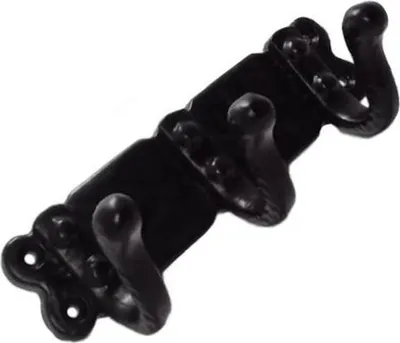 Produktbild von Dreifach-Kleiderhaken Gb-2506 115X40Mm Schwarz