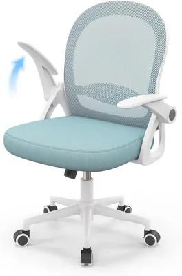 Produktbild von Bürostuhl Ergonomisch , Schreibtischstuhl mit Atmungsaktiver Rückenlehne, Einstellbarer für maximale Bewegungsfreiheit, Blau