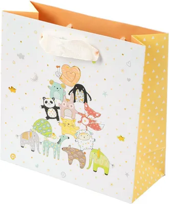 Zdjęcie produktu dla Torba prezentowa Goldbuch Animal Pyramid 18 x 10 x 25 cm