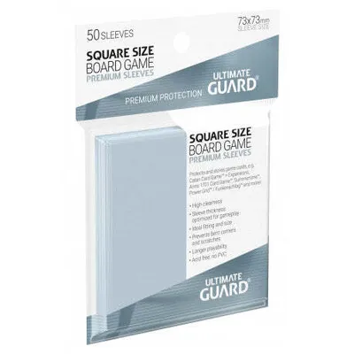 Produktbild von Ultimate Guard Premium Board Game Sleeves Square 73x73 (50)