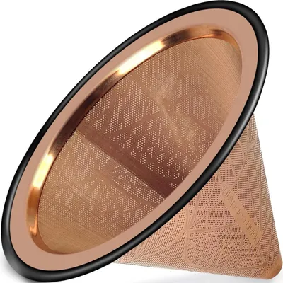 Image de Filtre à café en acier inoxydable pour les cafetières Chemex Hario Bodum