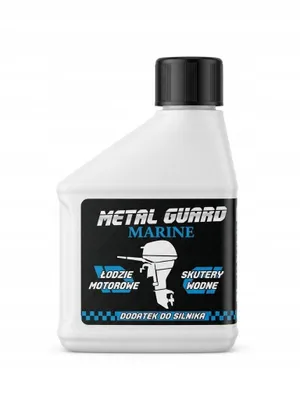 Produktbild von Metal Guard Marine Motoradditiv 300 ml für Bootsmotor, Außenborder, Jetski, Motorboot, Korrosionsschutz, weniger Reibung und Verschleißschutz