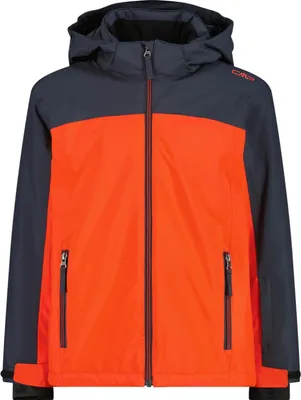 Produktbild von CMP Kinder Skijacke mit abnehmbarer Kapuze orange 152