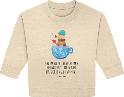 Produktbild von Mr. & Mrs. Panda Organic Baby Pullover Nachtfalter Schaumbad 24. - 36. Monat - Natural Raw - Geschenk, Bad, Lustige Sprüche, Badezimmer, WC, Bullover, Tasse, Träumen