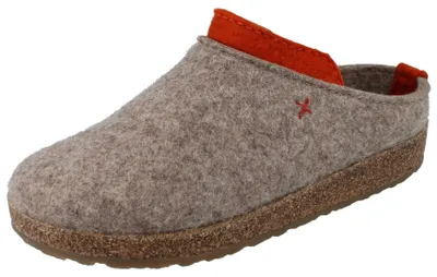 Immagine prodotto di Haflinger pantofola da donna in feltro multicolore Grizzly Speed 731099, misura:40 EU, colore:Beige