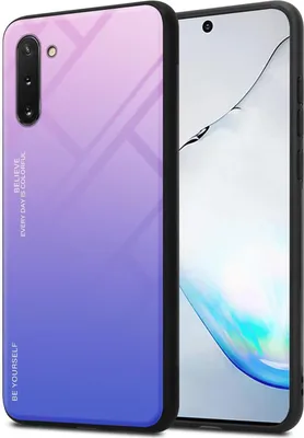 Produktbild von Cadorabo Hülle für Samsung Galaxy NOTE 10 Schutz Hülle in Schwarz Handyhülle TPU Etui Cover Case Tempered Glas