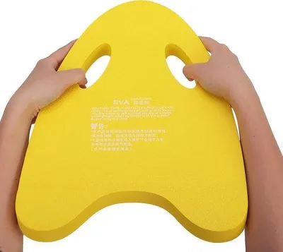 Productafbeelding van A-vormig zwemplankje met handgrepen - lichtgewicht EVA zwemhulpmiddel voor beginners en kinderen
