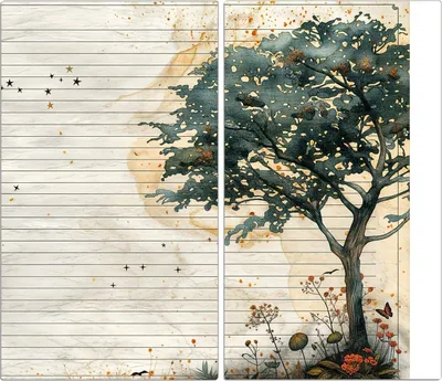 Produktbild von Spritzschutz Herdabdeckplatte Schneidebrett aus Glas Natur Notizblock 2-Teilig (60x52cm)