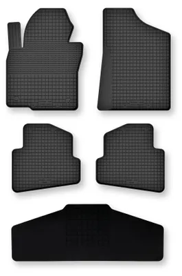Zdjęcie produktu dla Dywaniki gumowe z tunelem do Toyota Prius V 2023- (liftback) – 5 szt., czarne, dobierane – Wielganizator Semi-Universal