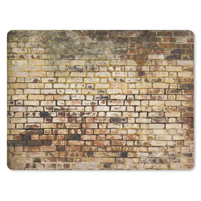 Produktbild von MuchoWow® Mauspad Mousepad Backstein - Abgenutzt - Wand 40x30 cm - Mousepads - Maus Mat - Pad - Mausunterlage - Anti Rutsch