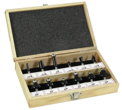 Image de Jeu de fraises à défoncer HW Stehle EBIT-Line, S=8mm, 12 pcs.