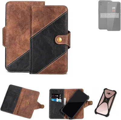 Produktbild von K-S-Trade Handyhülle Schutzhülle Bookstyle Case kompatibel mit Volla Phone 22 Klapphülle Cover Hülle Schutztasche 1x