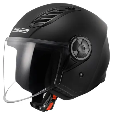 Image de Veste LS2 "OF616 Airflow II Solid" 1 H noir mat, Gr. 63 / 64 = XXL
