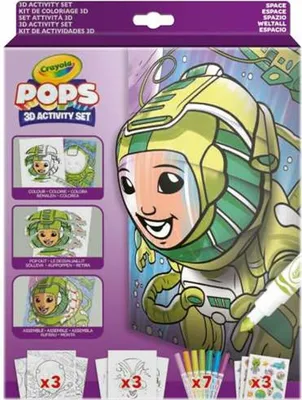 Image de Jeu de bricolage Crayola 3D Color Pops vaisseau spatial