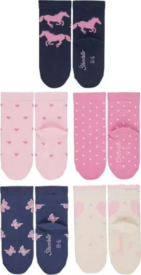 Produktbild von Sterntaler Söckchen 5er-Pack Mädchen mit Motiven, Rosa 17/18