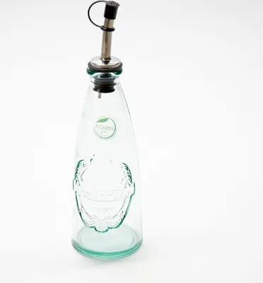 Produktbild von Ecogreen Flasche 300ml mit Ausgiesser Essig / Öl Decor Glasflasche