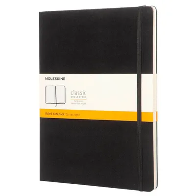 Image de MOLESKINE 323067 Notizbuch A4 liniert schw. HC