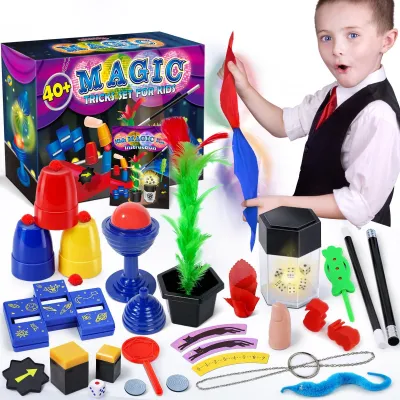 Zdjęcie produktu dla Solidchoice - Magiczny zestaw dla dzieci - Ponad 40 sztuczek z instrukcją