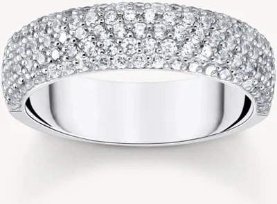 Produktbild von Thomas Sabo Sparkling White TR2460-051-14 Damenring, Ringgröße:54