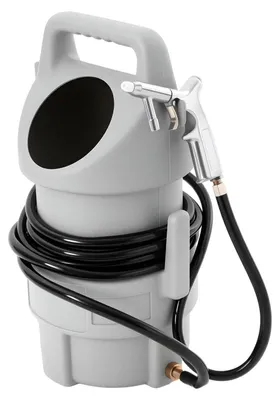 Produktbild von Sandstrahlkessel - Tragbares Sandstrahlgerät Set - 22,68 kg Behälter - 4,5 m Förderschlauch - Mit Strahlpistole - Für Autoreparatur und Metallentrosten