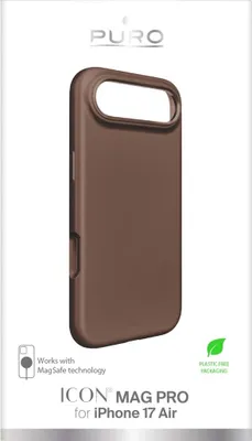 Obrázok produktu pre PURO ICON MAG PRO, Ochranný obal, Apple, iPhone 17 Air, 17,5 cm (6.9"), Hnedá