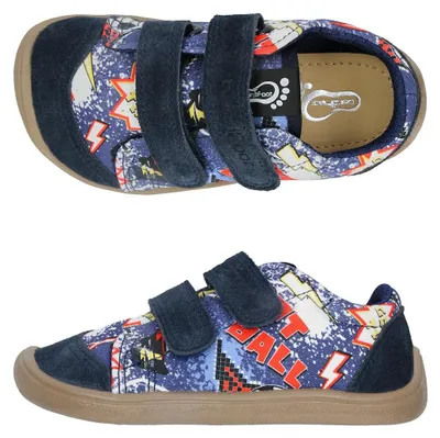 Produktbild von Canvas sneaker 3F Denver 3BE29/P54 fussball bar3foot super flexi barefoot