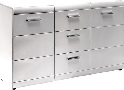 Produktbild von Sideboard DANARO-01, 144x86x40cm, Hochglanz weiß